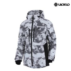 [라시엘로]라시엘로 공용 스키 스노우보드 점퍼 자켓 LAZ-914-CAMO WHITE