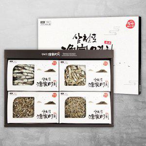 삼천포 어가멸치 4종 선물세트 세멸200g+자멸180g+소멸180g+대멸200g -인증