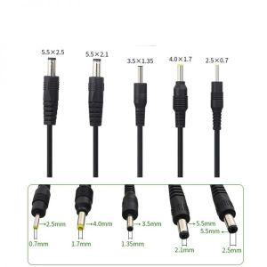 전원선 USB 타입 A 수-DC 충전기 코드 플러그 잭 커넥터, 전원 공급 장치 연장 케이블, 22AWG 3A, 5V