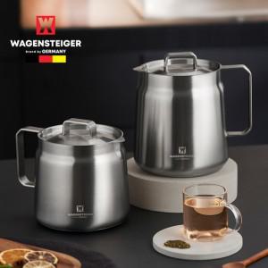 [독일][정품] Wagensteiger IH 스텐304 케틀팟 1.5L 2L(주전자와 냄비를 한번에 인덕션 사용 캠핑족 1인...