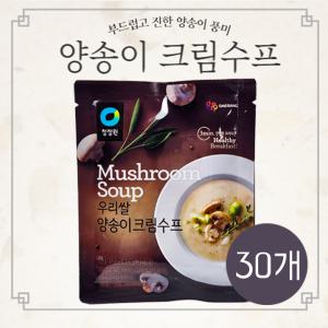 청정원 우리쌀 양송이크림수프 60g 30개