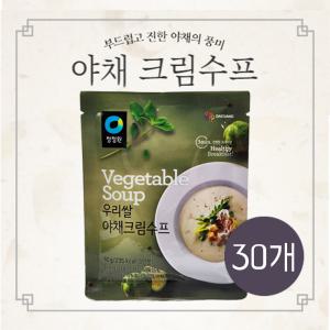 청정원 우리쌀 야채 크림수프 60g 30개