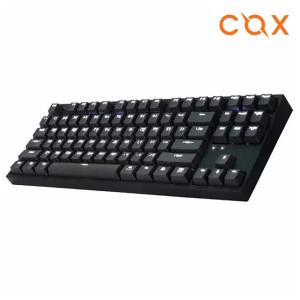 리퍼 상품 COX CK87 블랙 게이트론 LED 게이밍 기계식 (갈축)