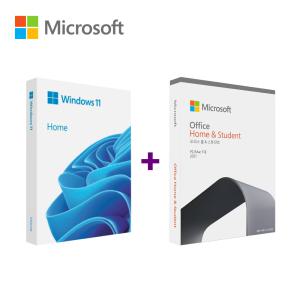 [세트상품] Windows 11 Home FPP + Office 2021 Home and Student PKC 가정용 패키지