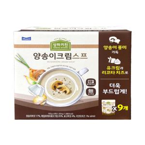 상하키친 양송이 크림스프 150g x 9