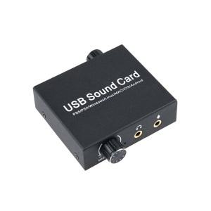 USB 사운드카드 오디오 컨버터 C타입 외장형 이어폰 마이크 노트북 PC 스피커