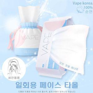 일회용 VAPE 페이스타올 각티슈 순면 1개 미용 롤티슈 건디슈