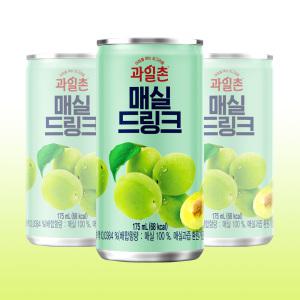 과일촌 매실 드링크 175ml x 30캔/해태 과즙음료