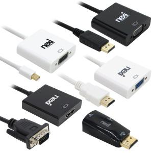 넥시 HDMI 젠더 컨버터 변환 HDMI to VGA DVI MINI MICRO DP USB RS232 닌텐도 위젠더