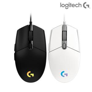 로지텍 G102IC 벌크 2세대 LIGHTSYNC 정품 유선 게이밍 마우스 화이트