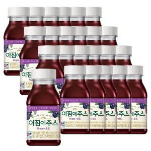 서울우유 아침에주스 포도 210ml 24개