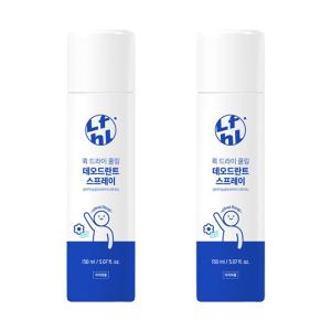 라이프홀릭 퀵 드라이 쿨링 데오드란트 스프레이 150ml, 2개