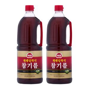 사조해표 재래압착식참기름 1.8L 2개/식용유/간장/된장/국