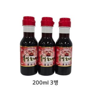 홍일식품 홍게 간장 대표 만능 맛장 소스 편스토랑 전참시 200ml 3병