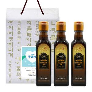 아마씨유 선물세트 100% 아마씨  270ml x 3개