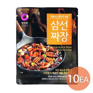 [청정원] 삼선짜장 분말 80g x 10개