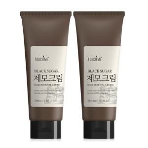 블랙슈가 초간단 셀프 제모크림 대용량 200ml 2개 (셀프제모 왁싱크림)