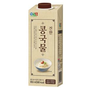 베지밀 정식품 진한 콩국물 950ml x 6개