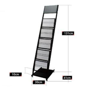 A4 1열5단 블랙잡지 카다로그 거치대 스탠드 광고 안내 쇼핑몰 식당 리플렛 병원 전시