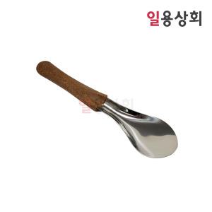 스테인리스 스페츌라 CK 260mm 나무느낌 / 젤라또 아이스크림 빙수