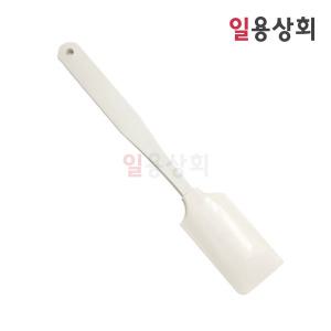 소프트 스페츌라 CK 350mm 고무재질 백색 / 젤라또 아이스크림 빙수