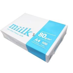 밀크 A4용지 프린터 복사 용지 80g 500매 1권