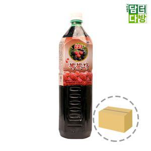 청솔 복분자 원액 1.5L 1BOX 6개입 복분자원액 복분자베이스 복분자에이드 복분자주스 음료베이스