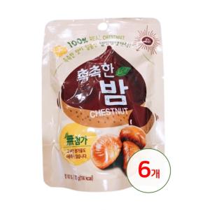 오성 촉촉한 밤 70g x 6개 / 영양간식 휴게소간식