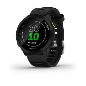 가민 Garmin Forerunner 55, GPS 러닝 시계, 일일 권장 운동, 최대 2주 배터리 수명, 블랙 - 010-02562-00