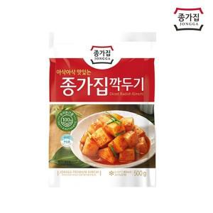 [보리보리/베스트식품]종가집 깍두기 파우치 500g x10개