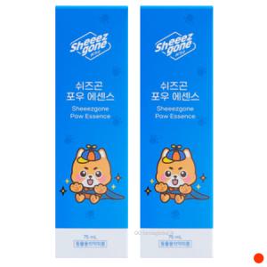 쉬즈곤 강아지 고양이 발바닥 보습제 발밤 75ml X2