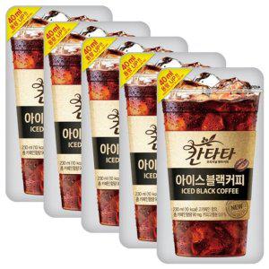 롯데 칸타타 아이스 블랙커피 230ml 50팩