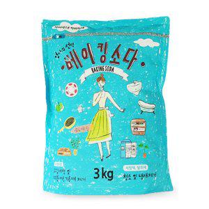 엄마의선택 베이킹소다3kg/청소 및 냄새제거 가루세제