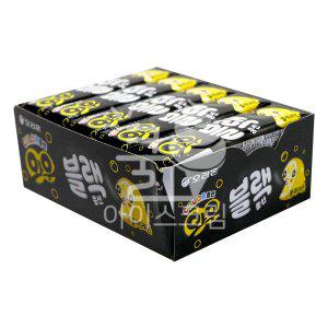 와우 블랙 풍선껌 블랙레몬 21g x 15개 (1BOX)