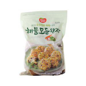 오징어와 야채 듬뿍 동원 냉동 해물모듬완자 1kg (반품불가)