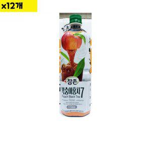 식자재 복숭아홍차 원액 참존 835ml x12개