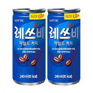 롯데칠성음료 캔커피 레쓰비 마일드 커피 240mlx30캔