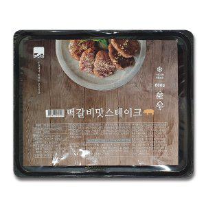 미트팜 떡갈비맛 스테이크 (국내산돈육) 600g (반품불가)