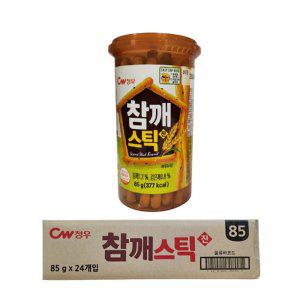 청우 참깨스틱 진 85g 24개 1박스 과자 맛있는 간식