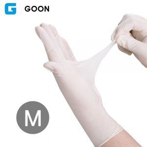 GOON 라텍스 장갑 (식품 다용도) (M) (100매입)