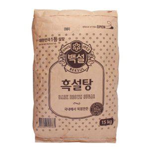 백설 흑설탕 대용량 업소용 흑설탕 요리설탕 15kg