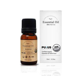 퓨어스 유기농 아로마 제라늄 에센셜 오일 10ml