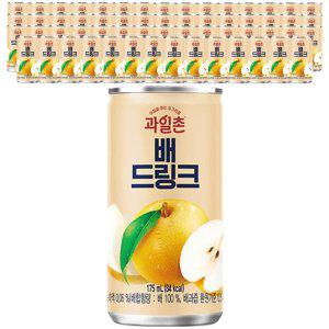 해태 과일촌 배 드링크 175ml x 60캔 (30캔2박스)