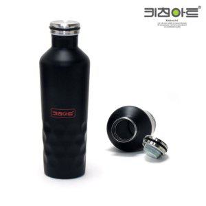 키친아트 이중진공 스텐 보온병 500ml(무광불랙)