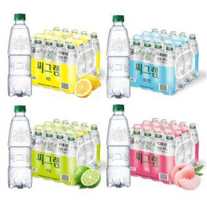 무라벨 씨그램 플레인 라임 레몬 피치 350ml 24 pet