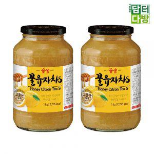 (원플러스원) 꽃샘 꿀유자차S 1kg