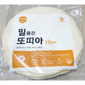 이츠웰 밀품은또띠아(10인치 12장 780g) (반품불가)