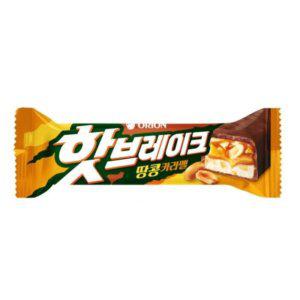 오리온 핫브레이크 땅콩카라멜 45gx30개(반박스)