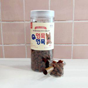 강아지연어 멍묵 소프트간식 연어 1kg 국내산 통간식