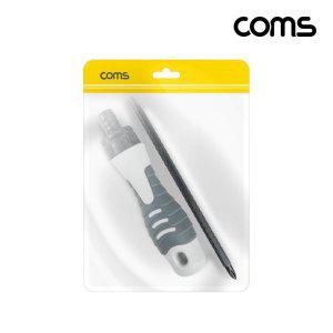 Coms 드라이버 양날 일자 십자 자성 200-290mm